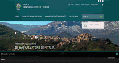 Desktop Screenshot of comune.sansalvatoredifitalia.me.it