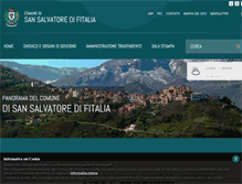Tablet Screenshot of comune.sansalvatoredifitalia.me.it